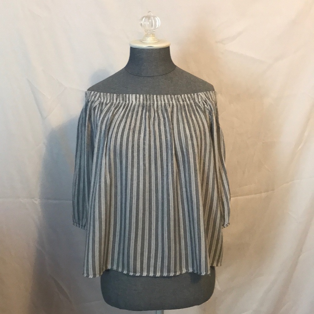 Polly & Esther Stripe Blouse